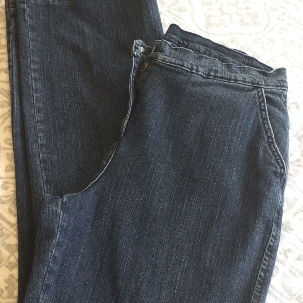 Dark Indigo Straight Leg Jeans
